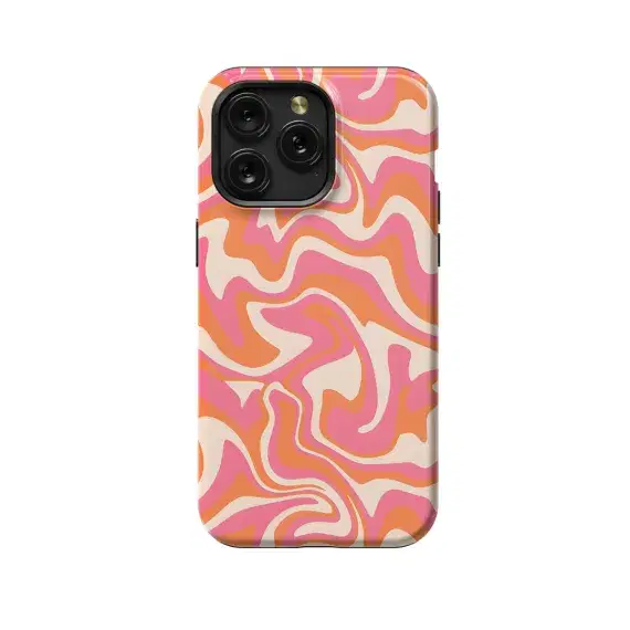 Wavy Abstract Groovy Phone Case iPhone Samsung Cover Pixel 1383 - Image 1