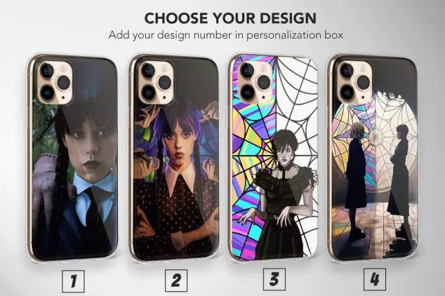 Wednesday Addams Enid Ophelia Hall Window Phone Case