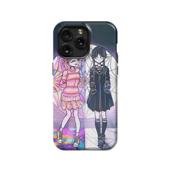 Wednesday Addams Enid Ophelia Window Phone Case iPhone Samsung Pixel & More #273 - Image 1