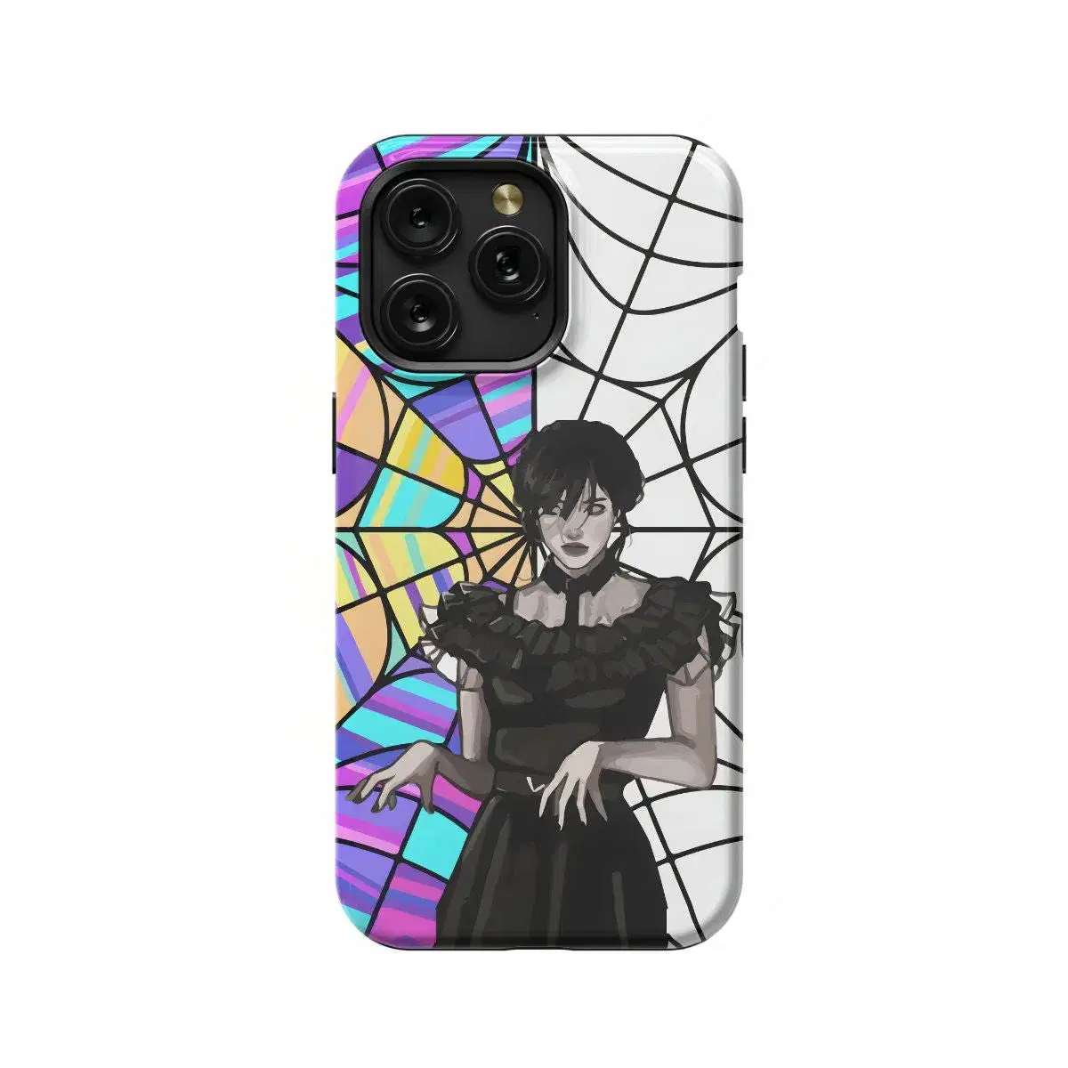 Wednesday Addams Enid Ophelia Window Phone Case iPhone Samsung Pixel & More #288 - Image 1