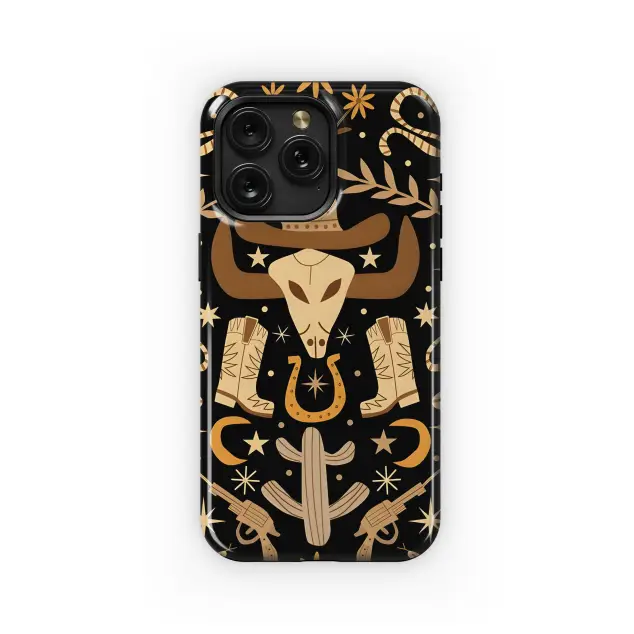 Western Boho Cowboy Phone Case iPhone Samsung Cover Pixel 3202