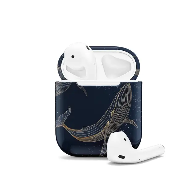 Whale Ocean Animal AirPods Case AirPods Pro AirPods Pro 2 AirPods 3 AirPods 2 Glossy 1708