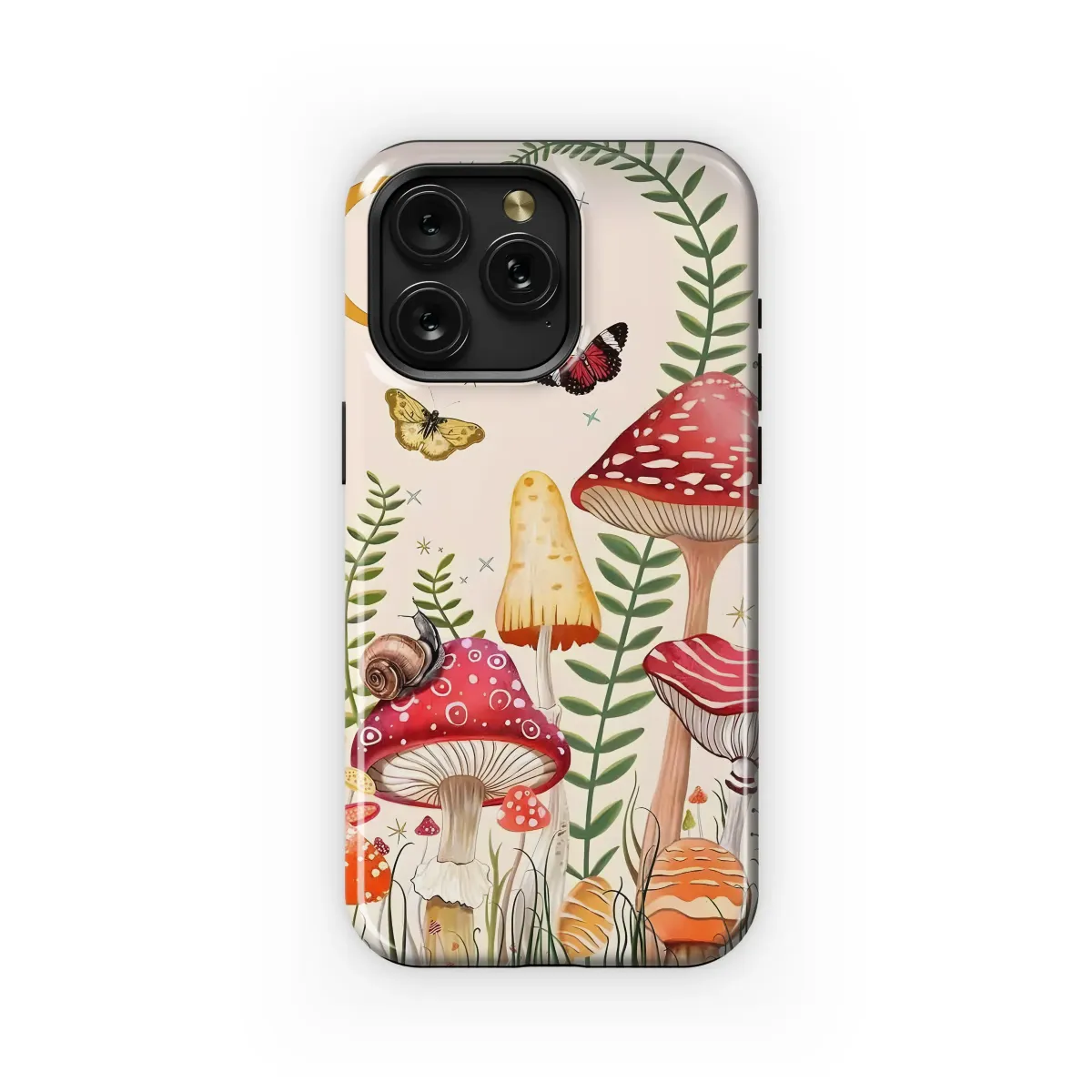 Where Toadstools Greet the Moon Phone Case iPhone Samsung Cover Pixel 6239 - Image 1
