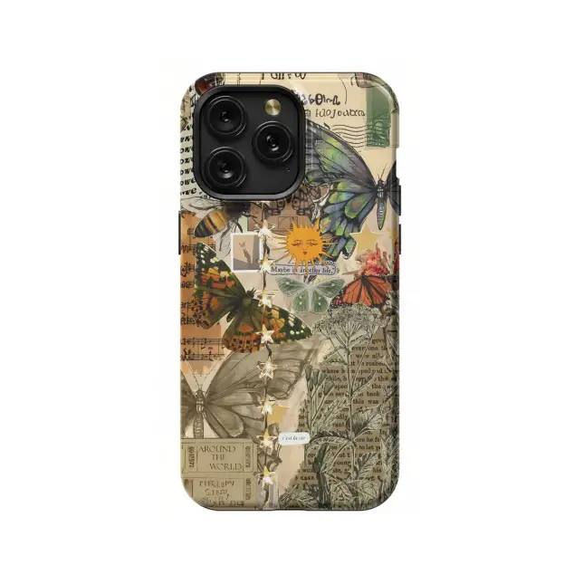 Whimsical Butterfly Book Phone Case iPhone Samsung Pixel & More