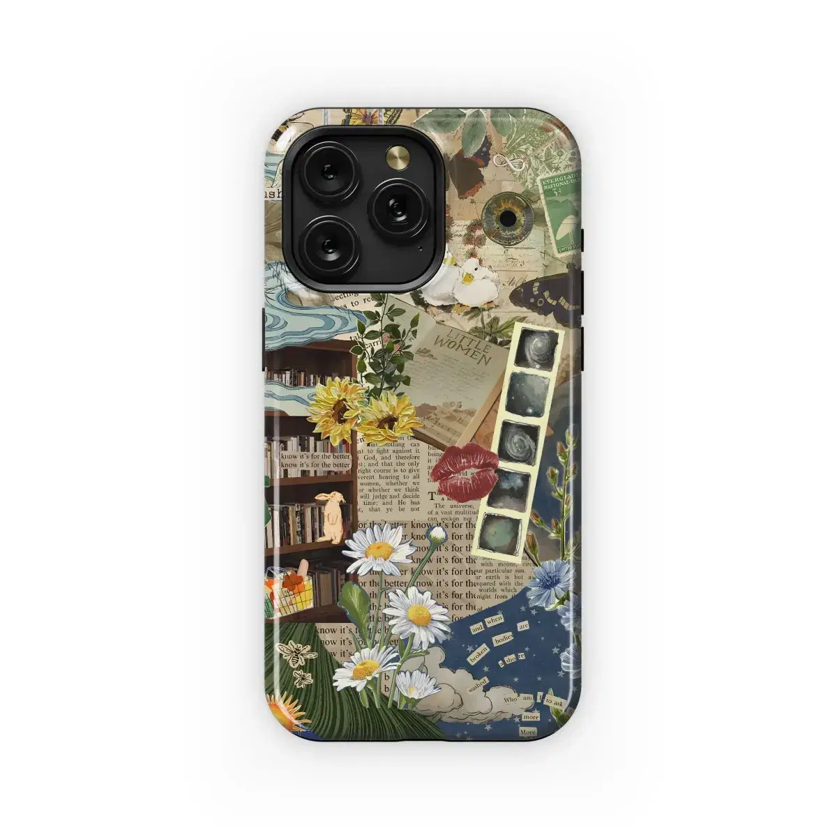 Whimsical Collage Dreamscape Phone Case iPhone Samsung Cover Pixel 4963 - Image 1