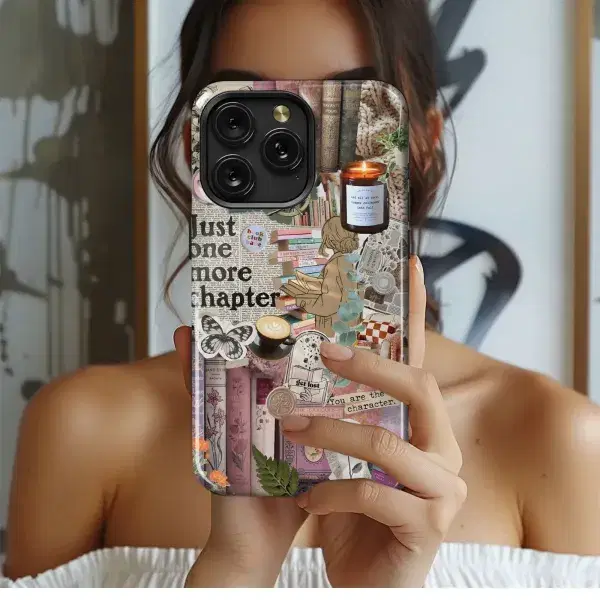 Whimsical Collage Dreamscape Phone Case iPhone Samsung Cover Pixel 4963 - Image 1
