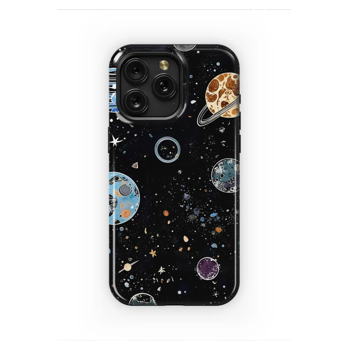 Whimsical Cosmic Dream Illustration Phone Case iPhone Samsung Cover Pixel 7351 - Image 1