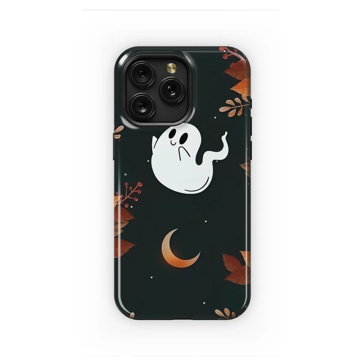 Whimsical Ghost in Autumn Moonlight Phone Case iPhone Samsung Cover Pixel 6994 - Image 1