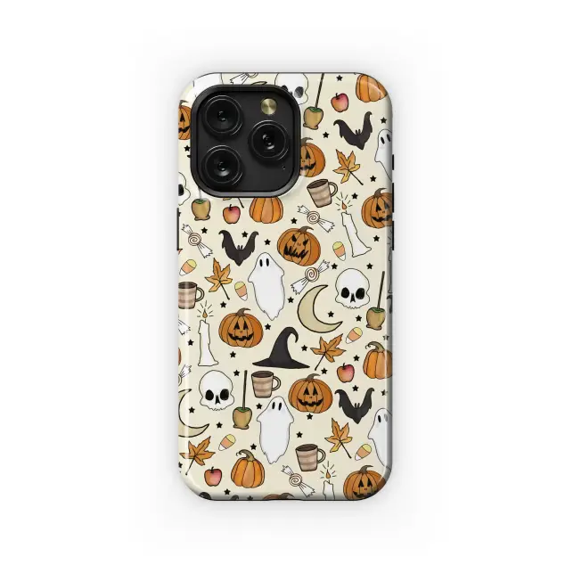Whimsical Halloween Doodle Delight Phone Case iPhone Samsung Cover Pixel 7587