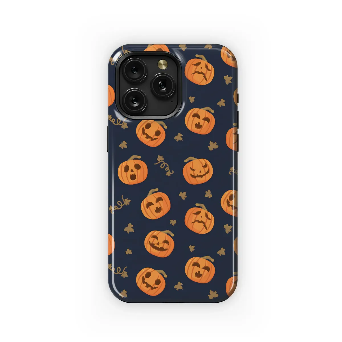 Whimsical Halloween Jack-o-Lanterns Phone Case iPhone Samsung Cover Pixel 7491 - Image 1