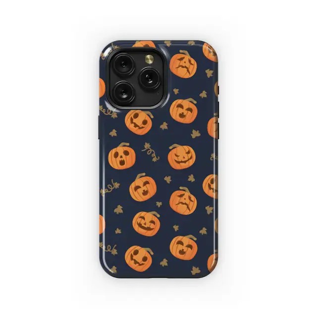 Whimsical Halloween Jack-o-Lanterns Phone Case iPhone Samsung Cover Pixel 7491