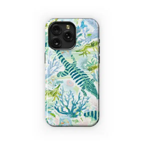 Whimsical Mangrove with Alligators and Snappers Phone Case iPhone Samsung Cover Pixel 3345 - Image 1
