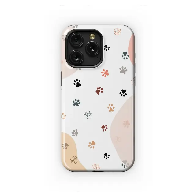 Whimsical Paws Abstract Art Design Phone Case iPhone Samsung Cover Pixel 7841