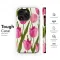 Whimsical Pink Tulip Garden Bloom Phone Case iPhone Samsung Cover Pixel 7191 - Image 6