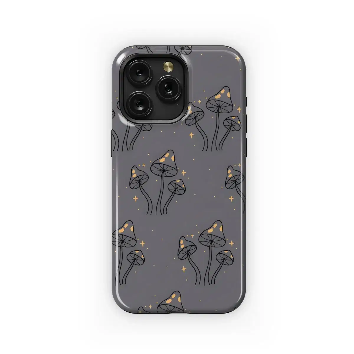 Whimsical Starry Mushroom Print Phone Case iPhone Samsung Cover Pixel 5305 - Image 1