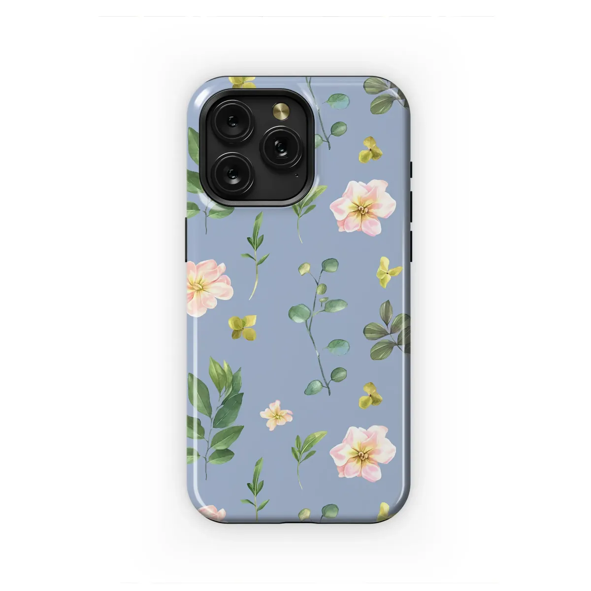 Whispering Blooms Periwinkle Garden Art Phone Case iPhone Samsung Cover Pixel 7200 - Image 1