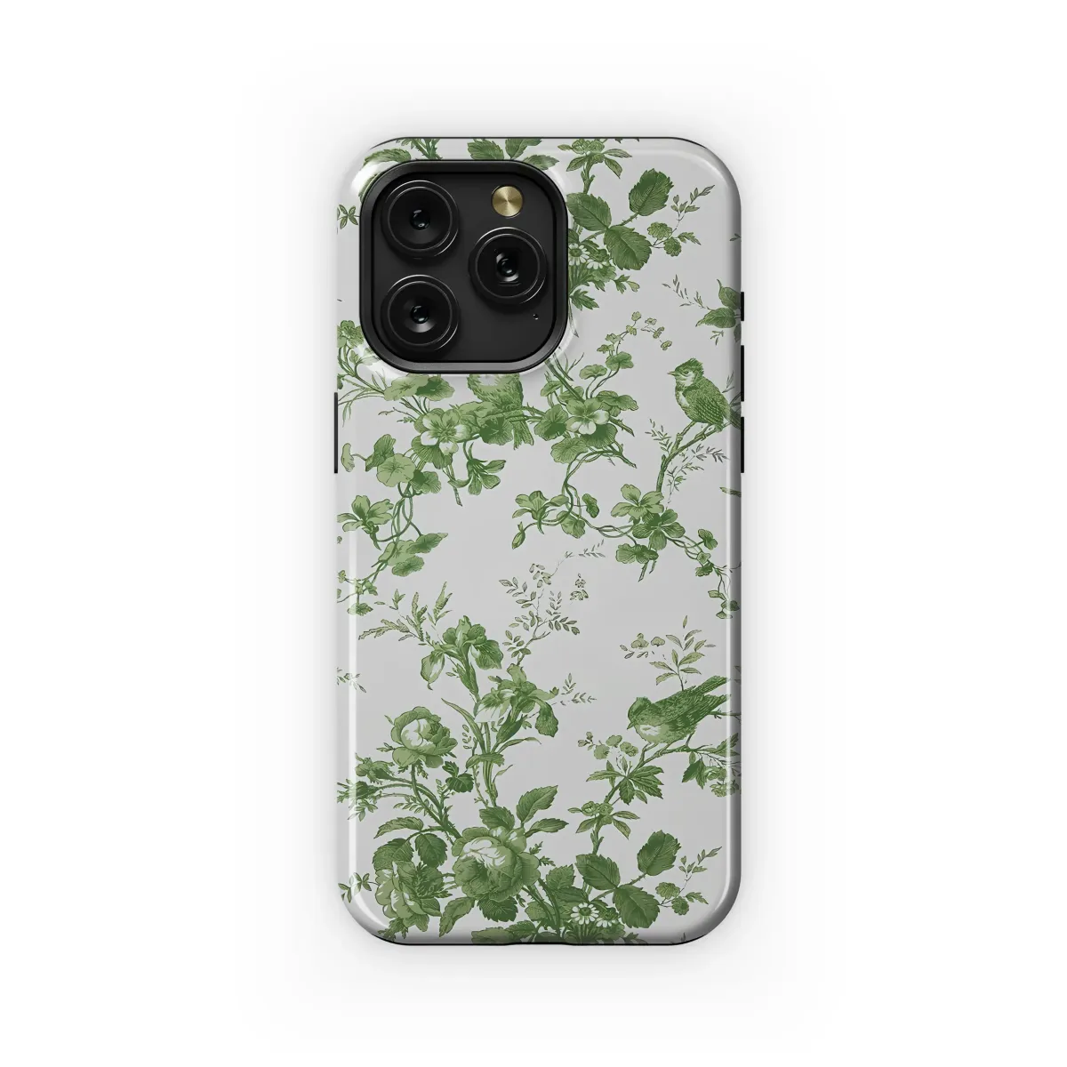 Whispering Garden Songbird Toile Design Phone Case iPhone Samsung Cover Pixel 7970 - Image 1