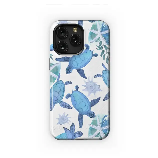 Whispering Tides and Turtle Dreams Phone Case iPhone Samsung Cover Pixel 6621
