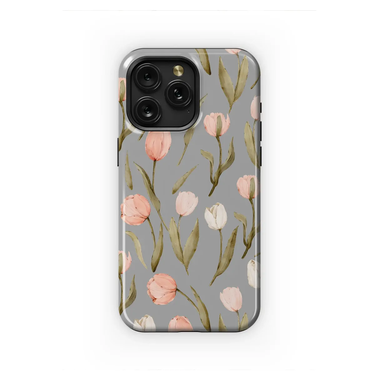Whispering Tulips Cottagecore Floral Art Phone Case iPhone Samsung Cover Pixel 6968 - Image 1