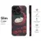 White Cat Red Roses Phone Case iPhone Samsung Cover Pixel 3642 - Image 7