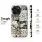 White Flower Patchwork Phone Case iPhone Samsung Cover Pixel 3669 - Image 6