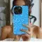 White Heart on Blue Phone Case iPhone Samsung Cover Pixel 3181 - Image 2