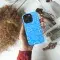 White Heart on Blue Phone Case iPhone Samsung Cover Pixel 3181 - Image 4