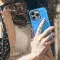 White Heart on Blue Phone Case iPhone Samsung Cover Pixel 3181 - Image 5