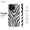 White Monochrome Zebra Print Phone Case iPhone Samsung Cover Pixel 1295 - Image 5