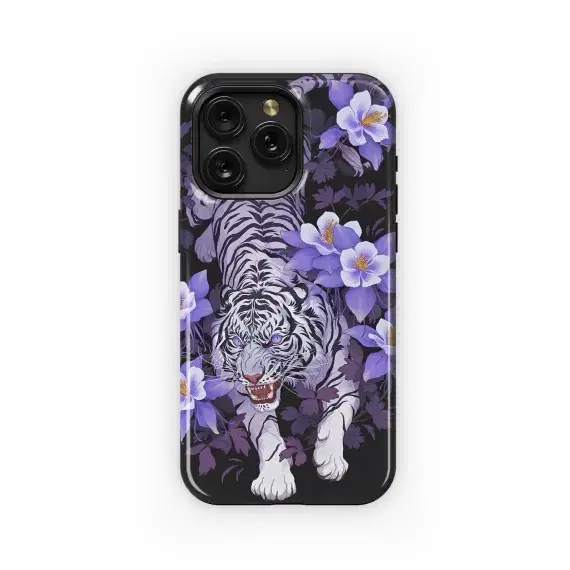 White Tiger Bloom
 Phone Case iPhone Samsung Cover Pixel 5564 - Image 1