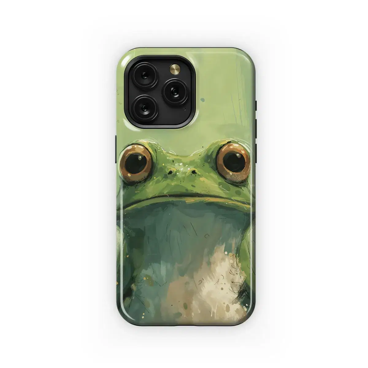 Wide Eyed Froggy Friend Phone Case iPhone Samsung Cover Pixel 4830 - Image 1