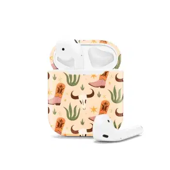 Wild Cowboy Western AirPods Case AirPods Pro AirPods Pro 2 AirPods 3 AirPods 2 Glossy 1607 - Image 1