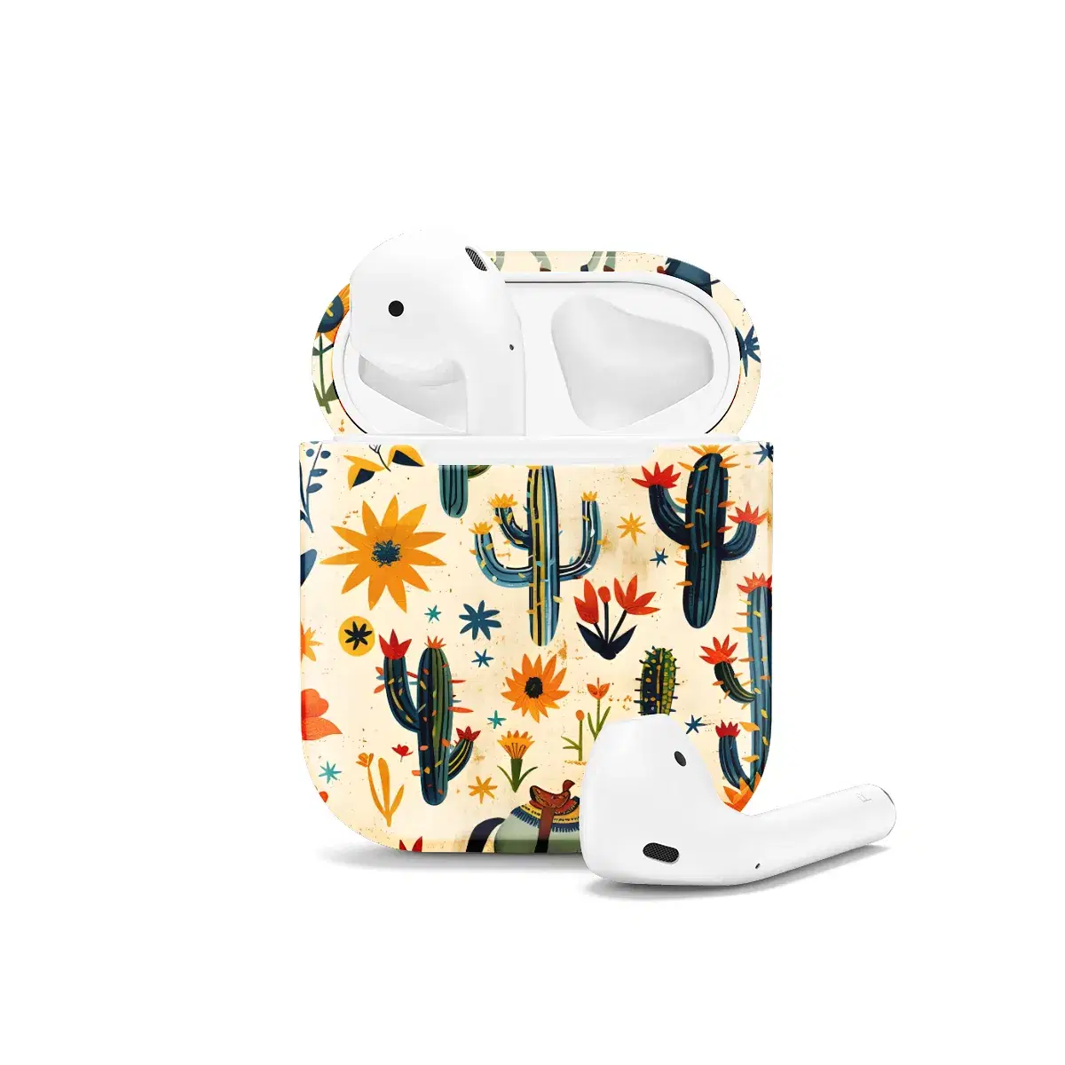 Wild Cowboy Western AirPods Case AirPods Pro AirPods Pro 2 AirPods 3 AirPods 2 Glossy 1608 - Image 1