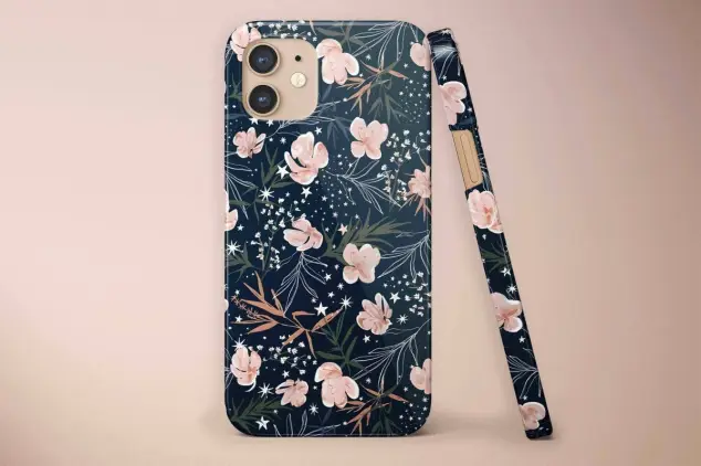 Wild Flowers Phone Case Night Blooms Cover