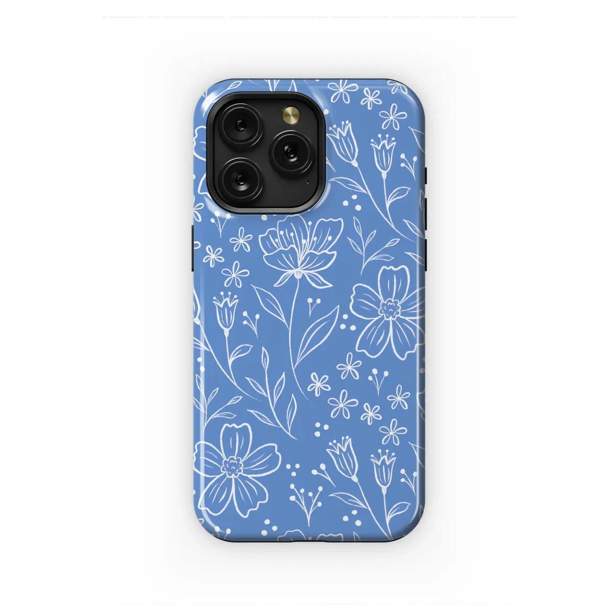 Wildflowers on a Periwinkle Sky Phone Case iPhone Samsung Cover Pixel 6556 - Image 1