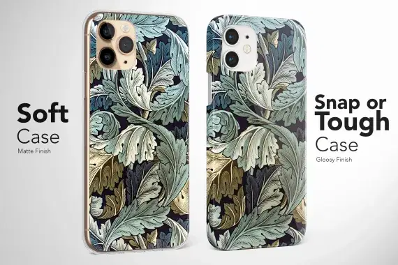 William Morris Aesthetic Vintage Phone Case Cover - Image 1