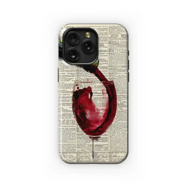 Wine Dictionary Art
 Phone Case iPhone Samsung Cover Pixel 4700
