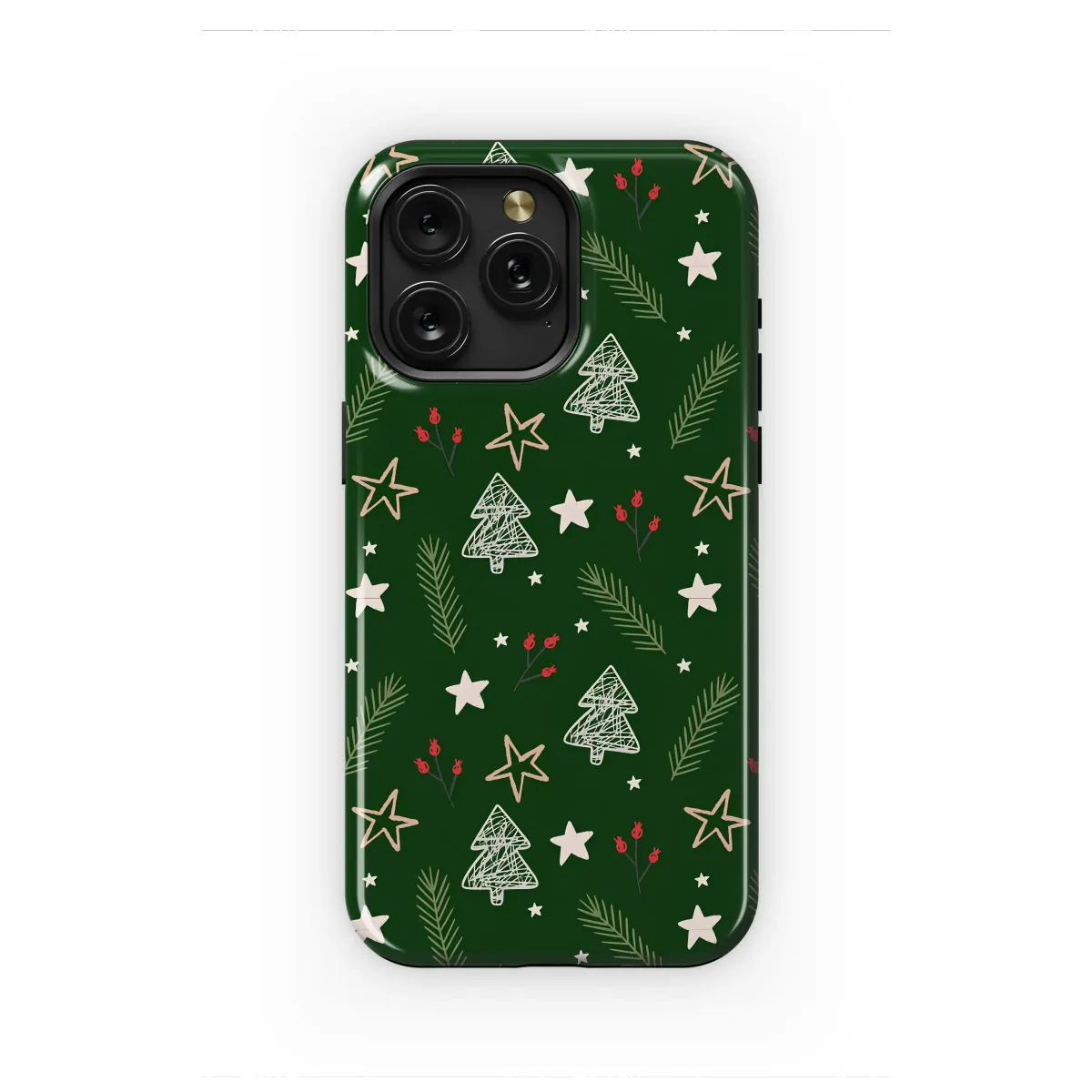 Winter Forest Whimsy Starry Night Phone Case iPhone Samsung Cover Pixel 8025 - Image 1