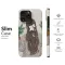 Winter Girl with White Bow Snowy Illustration Phone Case Cover for iPhone 17 Pro Max 16 15 Plus 14 13 Mini Samsung S25 S24 Pixel 10 9 8550 - Image 7