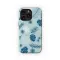 Winter Pinecone Botanical Phone Case, Blue Snowflake Pattern Cover Phone Case iPhone Samsung Cover Pixel 8151 - Image 1