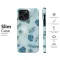 Winter Pinecone Botanical Phone Case, Blue Snowflake Pattern Cover Phone Case iPhone Samsung Cover Pixel 8151 - Image 7