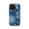 Winter Snowflake Pattern Phone Case Blue Holiday Design Phone Case iPhone Samsung Cover Pixel 8130 - Image 1
