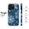 Winter Snowflake Pattern Phone Case Blue Holiday Design Phone Case iPhone Samsung Cover Pixel 8130 - Image 6