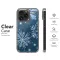Winter Snowflake Pattern Phone Case Blue Holiday Design Phone Case iPhone Samsung Cover Pixel 8130 - Image 8
