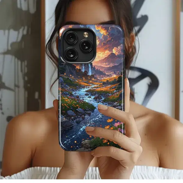 Winter Wonderland Scene
 Phone Case iPhone Samsung Cover Pixel 4276 - Image 1