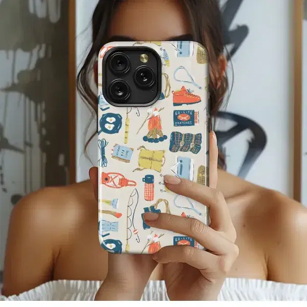 Witchy Celestial Pattern Art Phone Case iPhone Samsung Cover Pixel 5345 - Image 1
