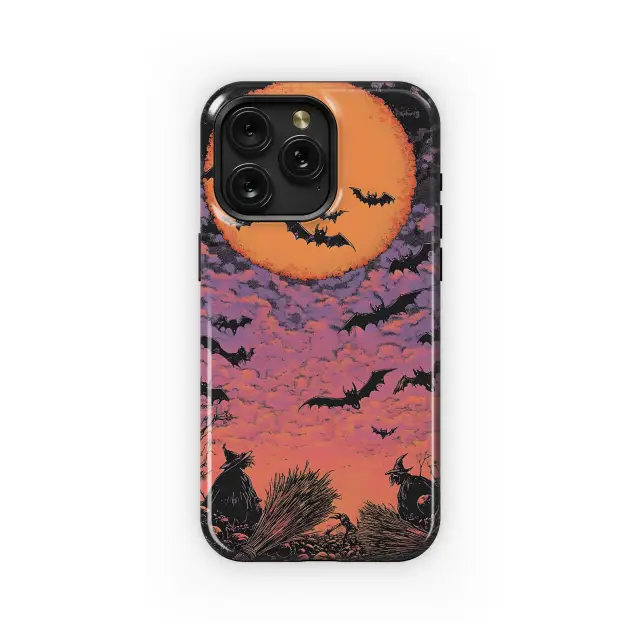 Witchy Moon Bats
 Phone Case iPhone Samsung Cover Pixel 4095