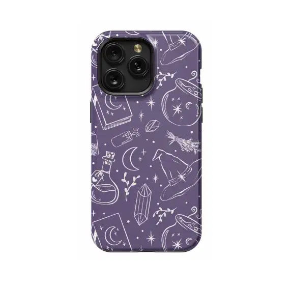 Witchy Spell Celestial Seamless Phone Case iPhone Samsung Pixel & More 547 - Image 1