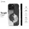 Wolf Black and White Japanese Yin and Phone Case iPhone Samsung Pixel & More - Image 5