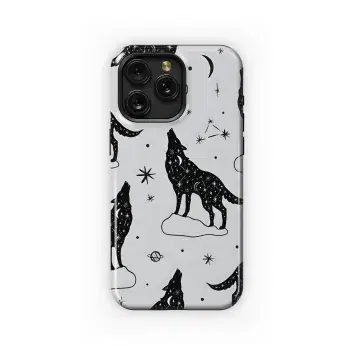 Wolf Celestial Phone Case iPhone Samsung Cover Pixel 2549 - Image 1
